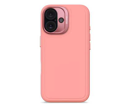 Etui / obudowa na smartfona Decoded AntiMicrobial SiliconeStacks iPhone16 MagSafe bubble gum